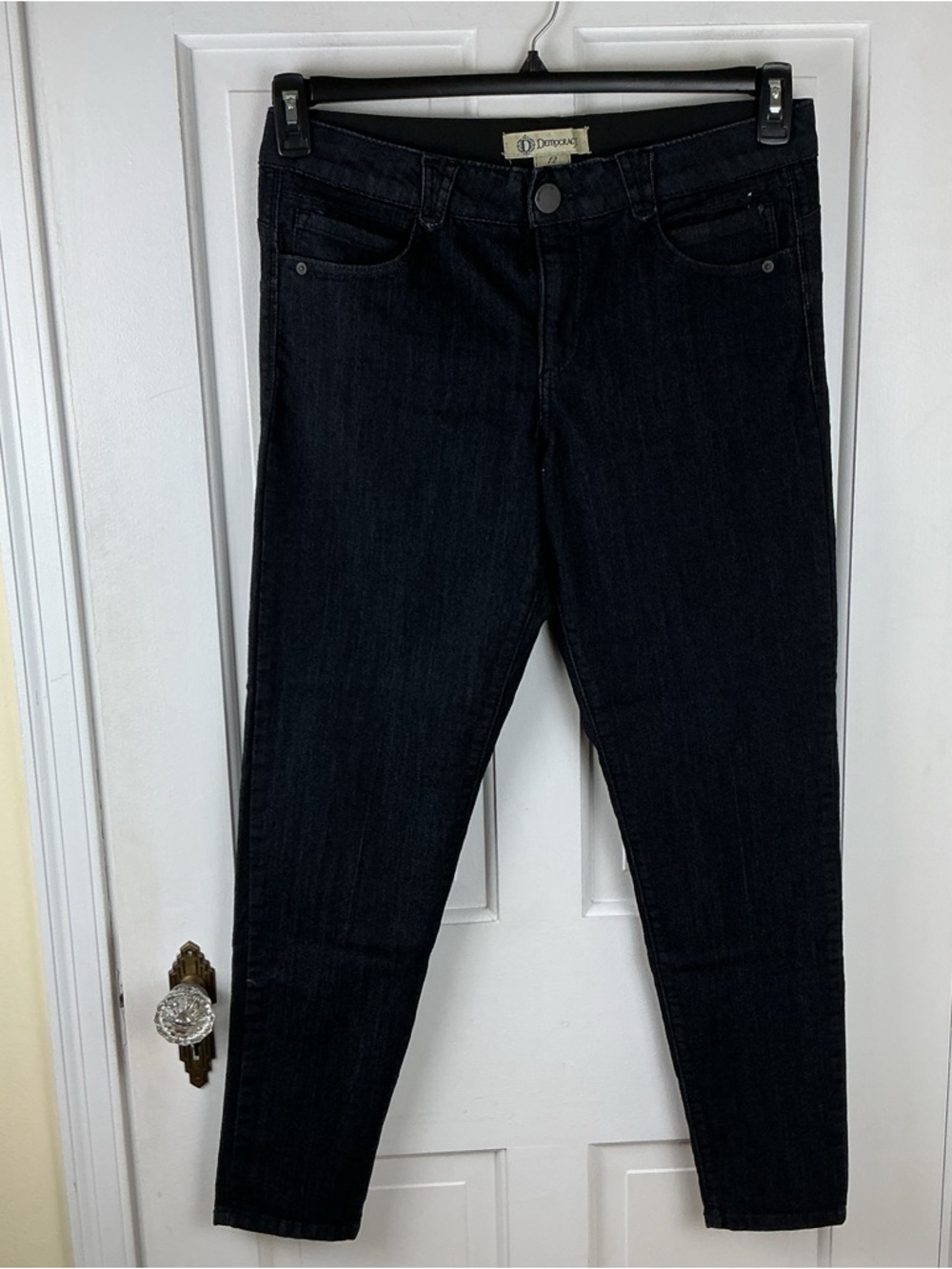 Democracy "Ab"solution Booty Lift Indigo Jegging Jeans Size 12 EUC